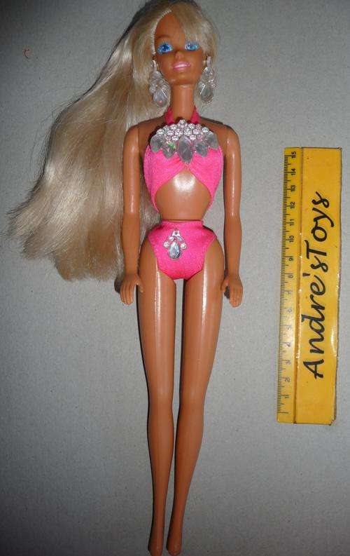 Blonde sparkle beach Barbie Doll