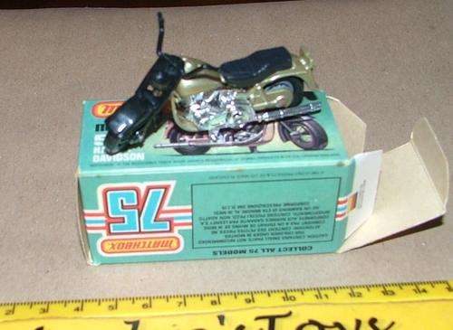 MATCHBOX #50G Harley Davidson ~  With a Original Box 1980