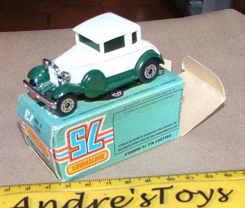 MATCHBOX #73G Model A Ford ~  With a Original Box 1979