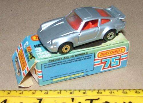 MATCHBOX #3F Porche Turbo ~  With a Original Box 1978