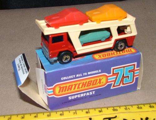 MATCHBOX #11G Bedford Car Transporter  ~  With a Original Box 1976