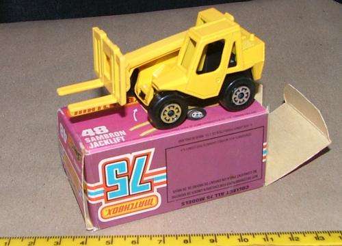 MATCHBOX #48F Sambron Jack Lift  ~  With a Original Box 1977