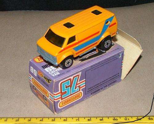 MATCHBOX #68E Chevrolet Van ~  With a Original Box 1979