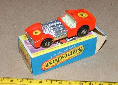 MATCHBOX #19FRoad Dragster ~  With a Original Box 1970