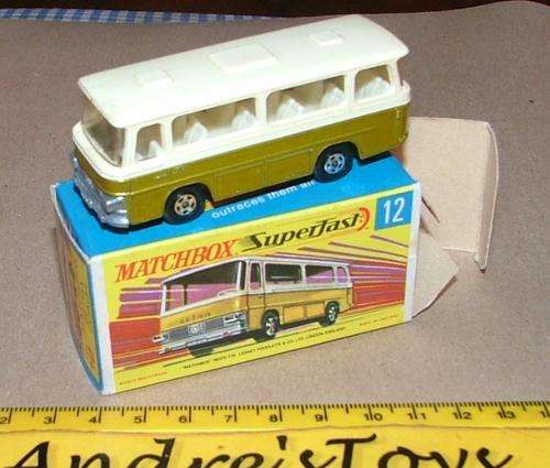 MATCHBOX #12E Setra Coach ~  With a Original Box 1970