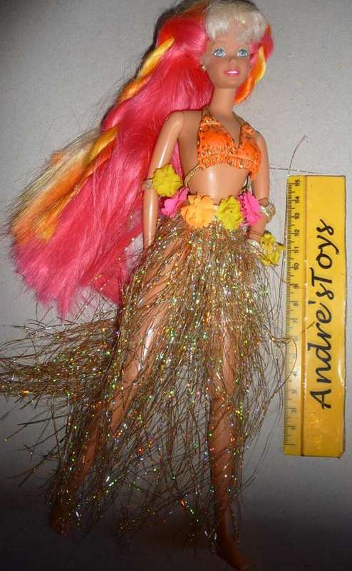 1990 Hula Hair Barbie (Bendable parts)