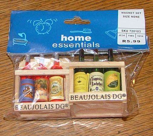 Fridge Magnet set (bottles could be used for doll fridge)