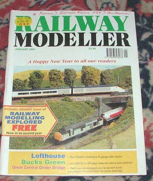 1 Railway Modeller -  Model Train  Magazine January 2001