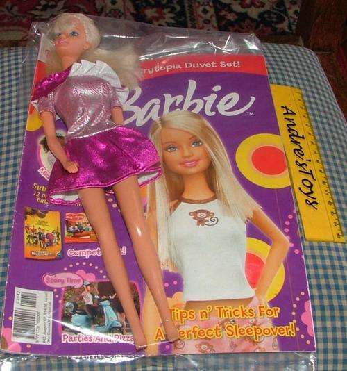 Barbie Magazine No42 August 07 and Barbie doll