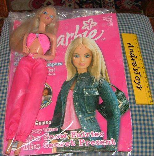Barbie Magazine No29 July 2006 and Barbie doll