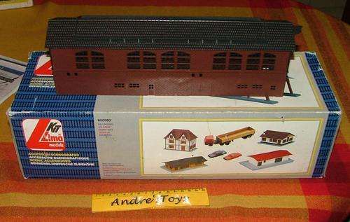 LIMA MODELS * ENGINE SHED - WITH BOX - not complet