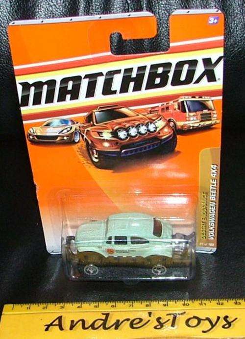2009 Matchbox No91 of 100 Volkswargen Beetle 4X4 - Mint on long card
