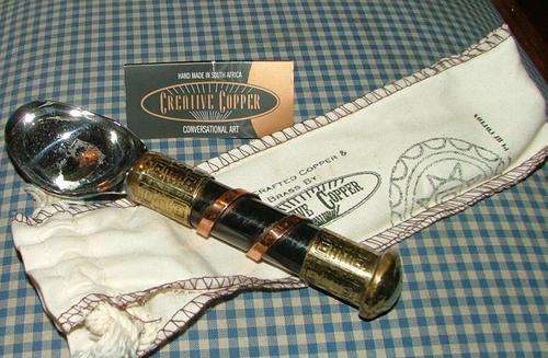 HANDCRAFTED COPPER & BRASS BY CREATIVE COPPER  ~ ICE CREAM SCOOP ~ NEW IN BAG