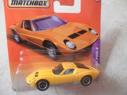 2010 Matchbox No14 - Miura P400 S.- Mint on short card