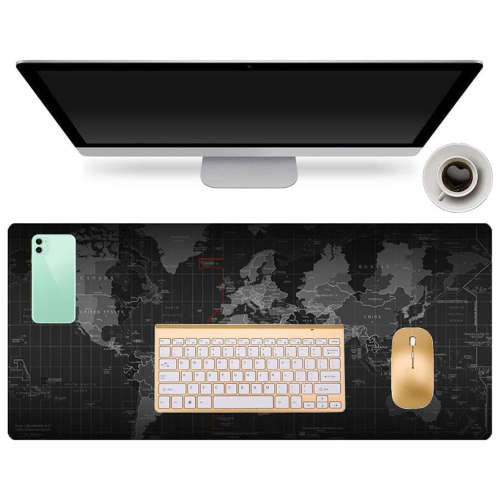 World Map Gaming Anti-slip Mouse Pad Very large MousePAD stitched edge
