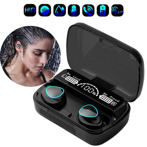 M10 Wireless Earphones Waterproof Sports Earbuds HIFI Stereo Music Earphones