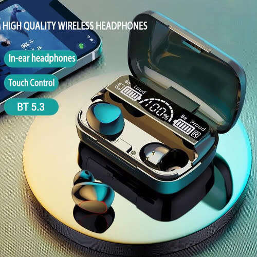 M10 Wireless Earphones Waterproof Sports Earbuds HIFI Stereo Music Earphones
