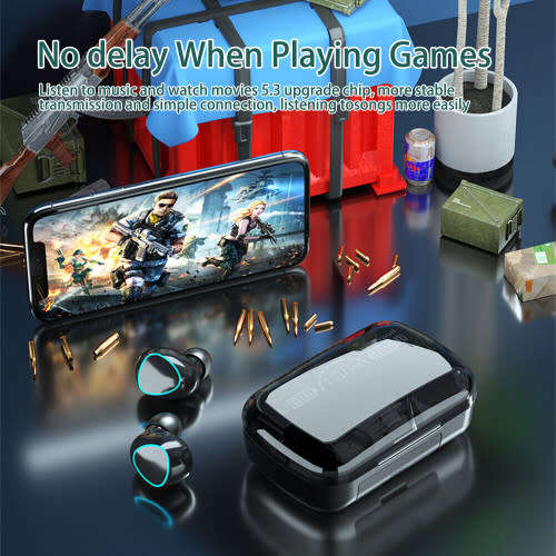M10 Wireless Earphones Waterproof Sports Earbuds HIFI Stereo Music Earphones