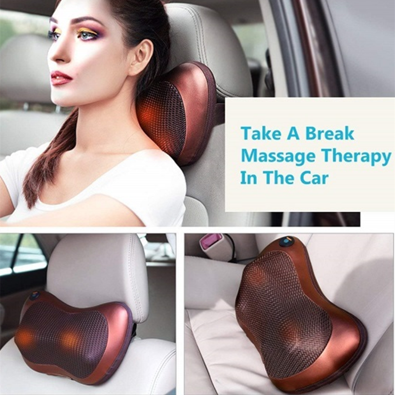 Electric Massage Pillow Comfortable Adjustable Home Car Pillow