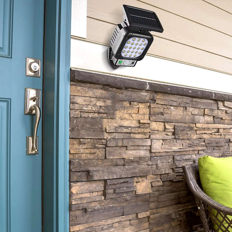 Solar light outdoor IP65 waterproof security light with motion sensor