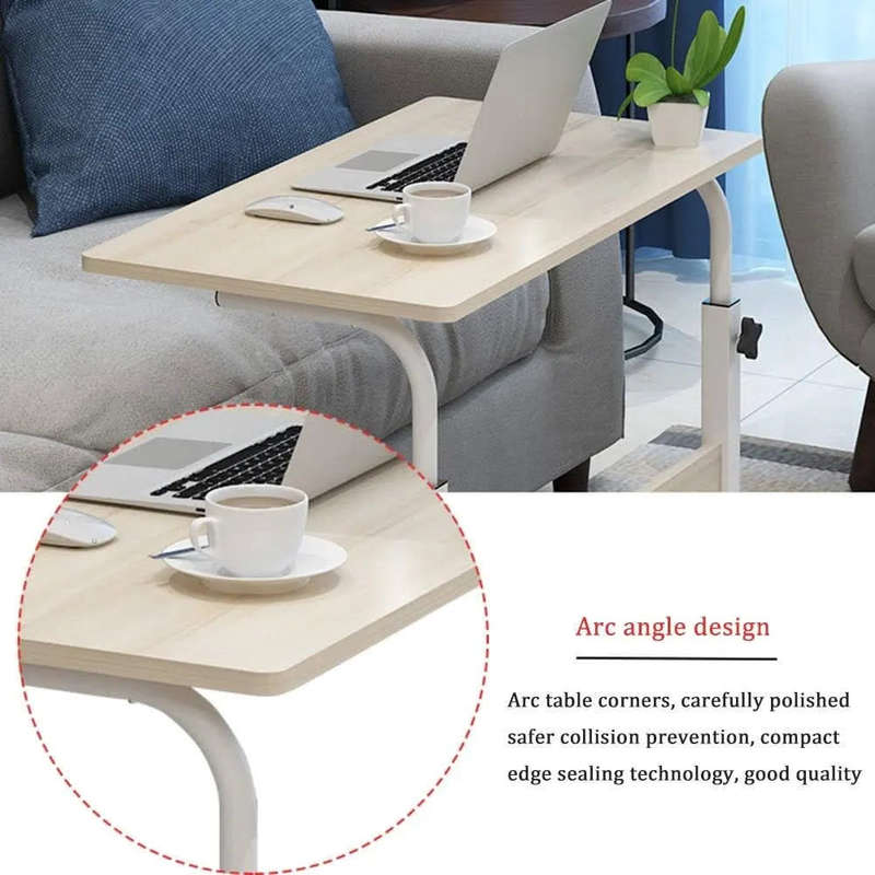 Adjustable computer desk bed computer desk simple mobile bedside table