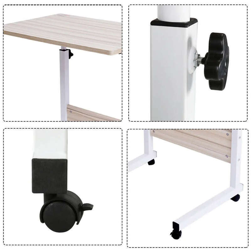 Adjustable computer desk bed computer desk simple mobile bedside table