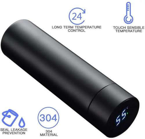 Smart Thermos Flask with LED Digital Touch Screen Business Home Stainless Steel Water Bottle