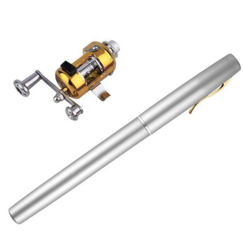 Foldable Pocket Fishing Rod Kit Portable Fishing Rod Pen