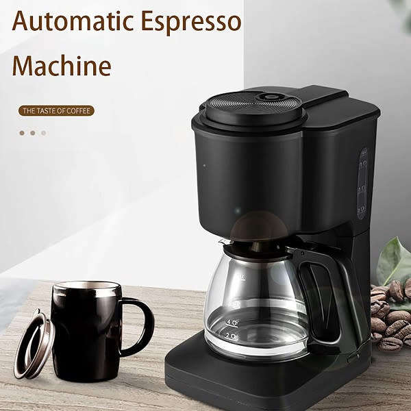 650W Automatic Coffee Machine Stylish Portable Coffee Machine