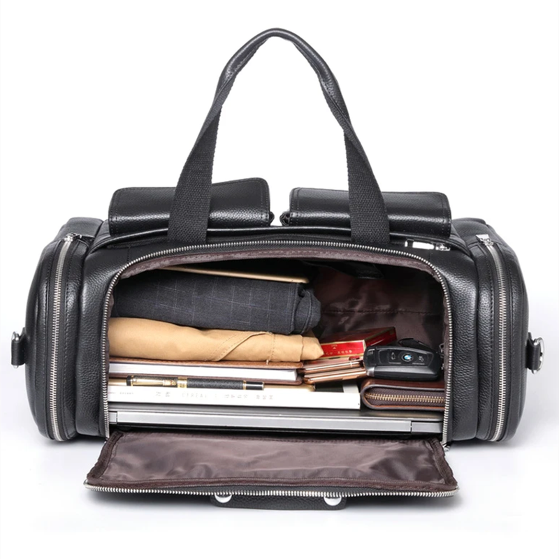 Fashion travel messenger bag comfortable handle wear-resistant large tote
