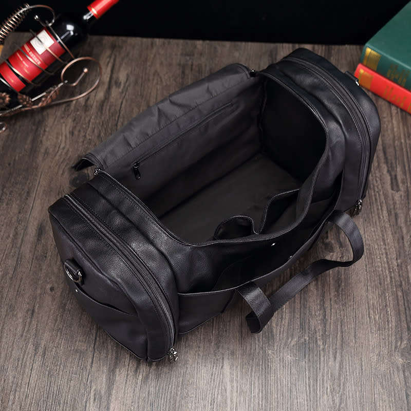 Fashion travel messenger bag comfortable handle wear-resistant large tote