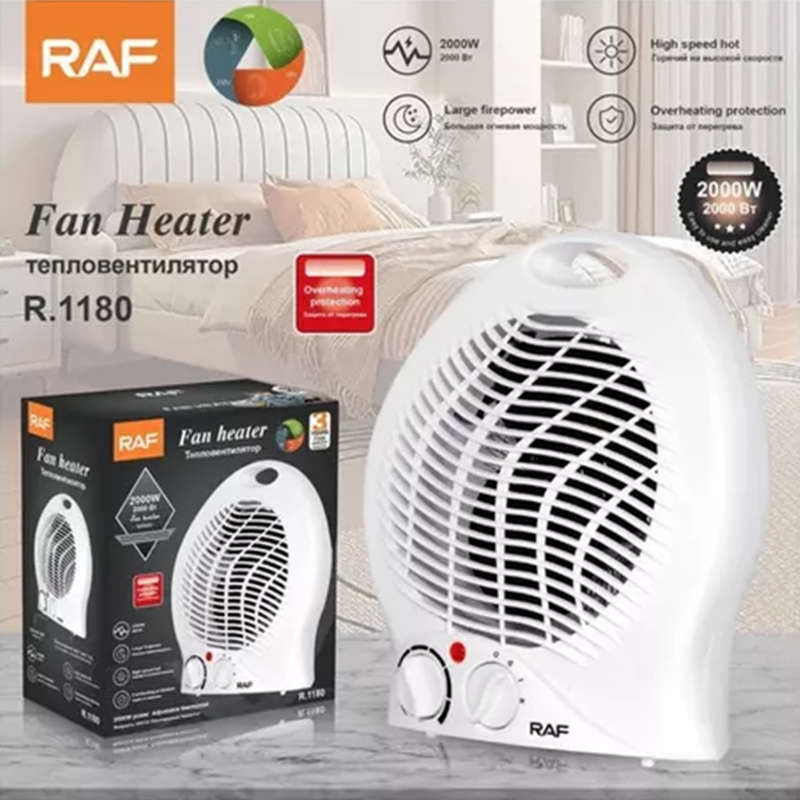 RAF Household 2000w Electric Heater Mini Portable Fan Heater