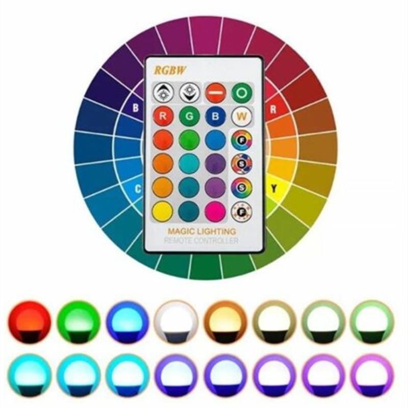 E27 RGB bulb home and party LED light strip remote control