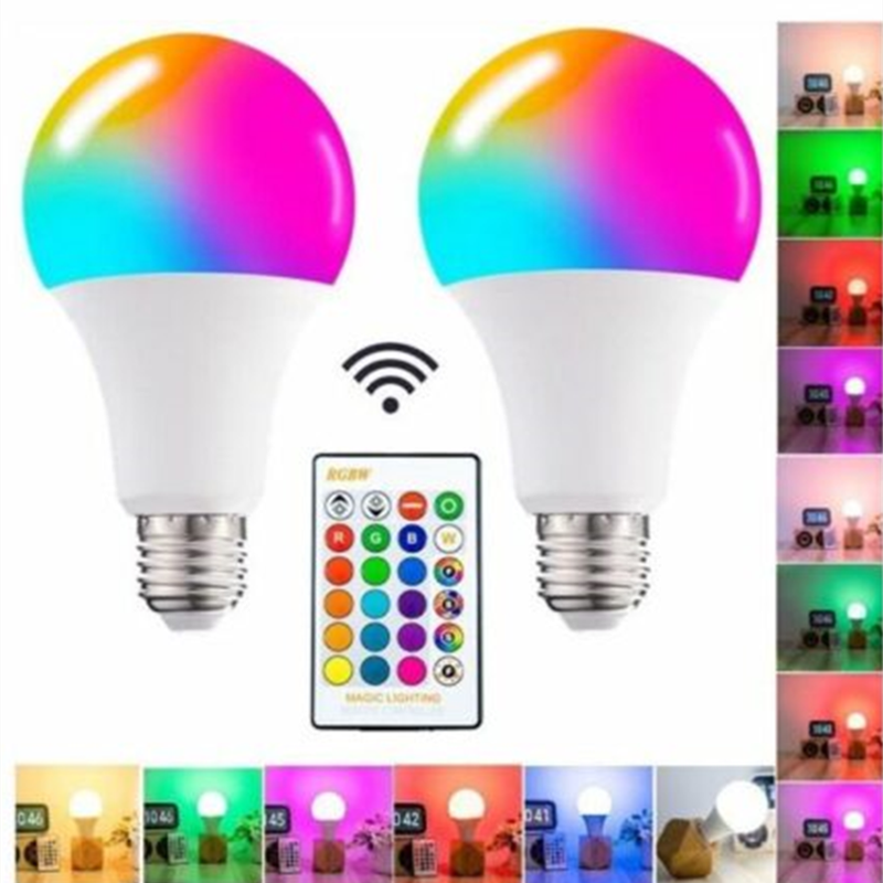 E27 RGB bulb home and party LED light strip remote control