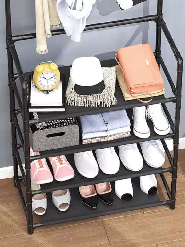 5-layer coat and shoe rack multifunctional shoe rack storage rack for hallway