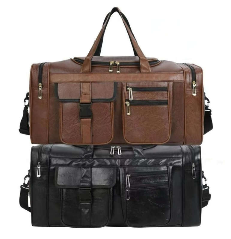 Fashion travel messenger bag comfortable handle wear-resistant large tote