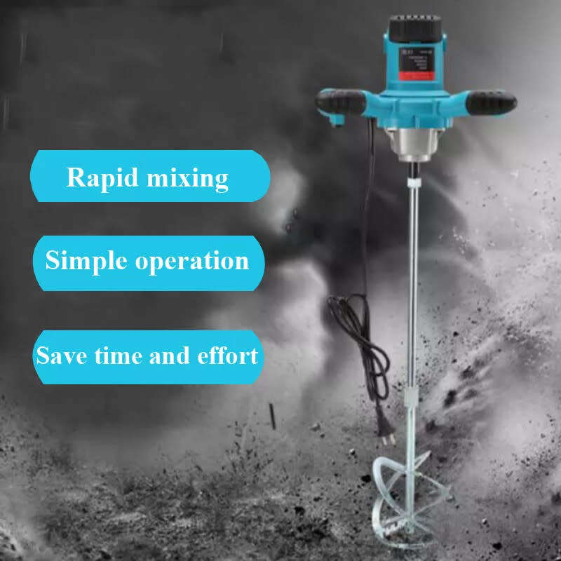 Powerful electric mixer putty cement paint mixer flour feed mixer