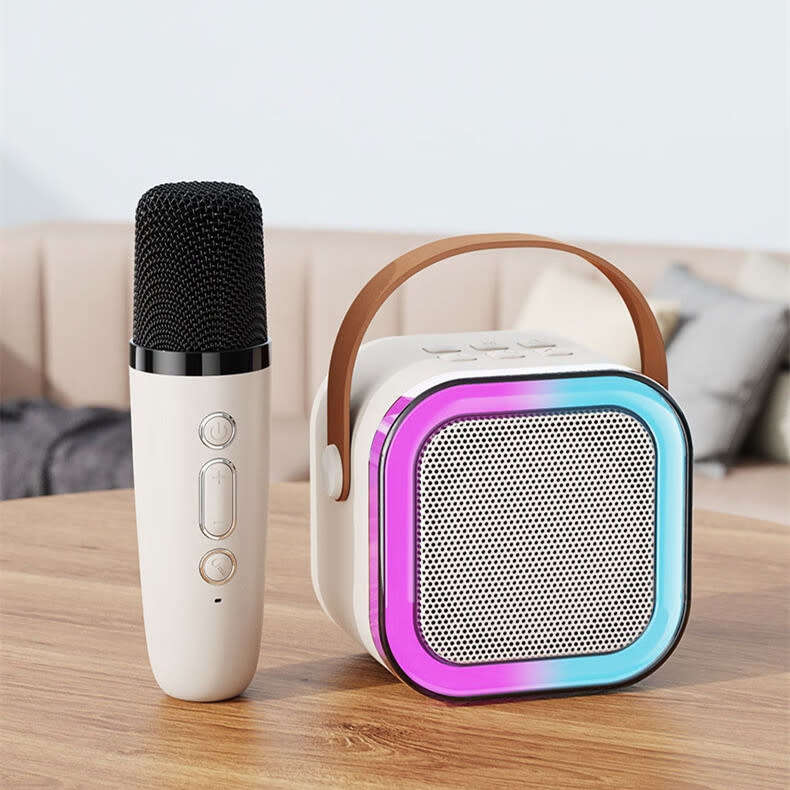 Portable Bluetooth speaker combination microphone integrated karaoke home outdoor Bluetooth speaker