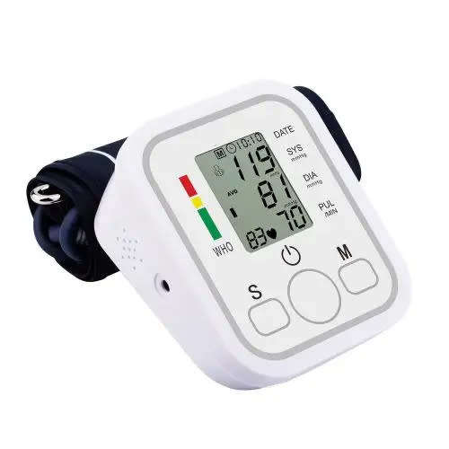 Upper arm sphygmomanometer home health blood pressure measuring instrument