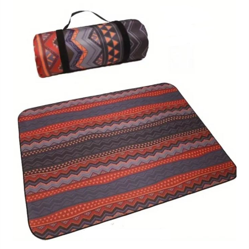 Picnic mat leisure cushion Persian large thick waterproof moisture-proof washable handle beach mat