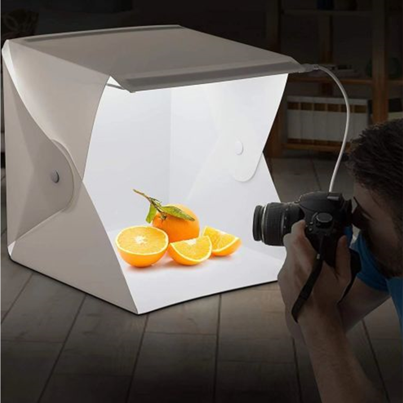Mini Studio Light Box Portable Soft Box with LED Light