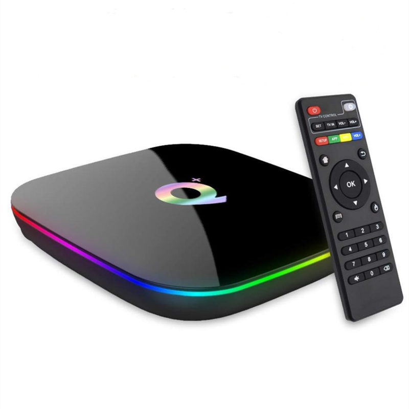 Q plus-Android TV set-top box WiFi smart TV box 4GB + 64GB network player