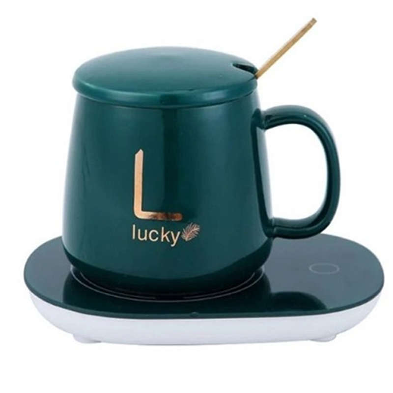 Temperature control cup with intelligent heating coaster coffee cup heater desk cup coffee heater