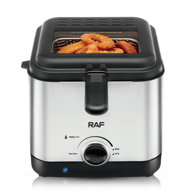 RAF Electric Deep Fryer Visible Stainless Steel Electric Deep Fryer for Fried Chicken