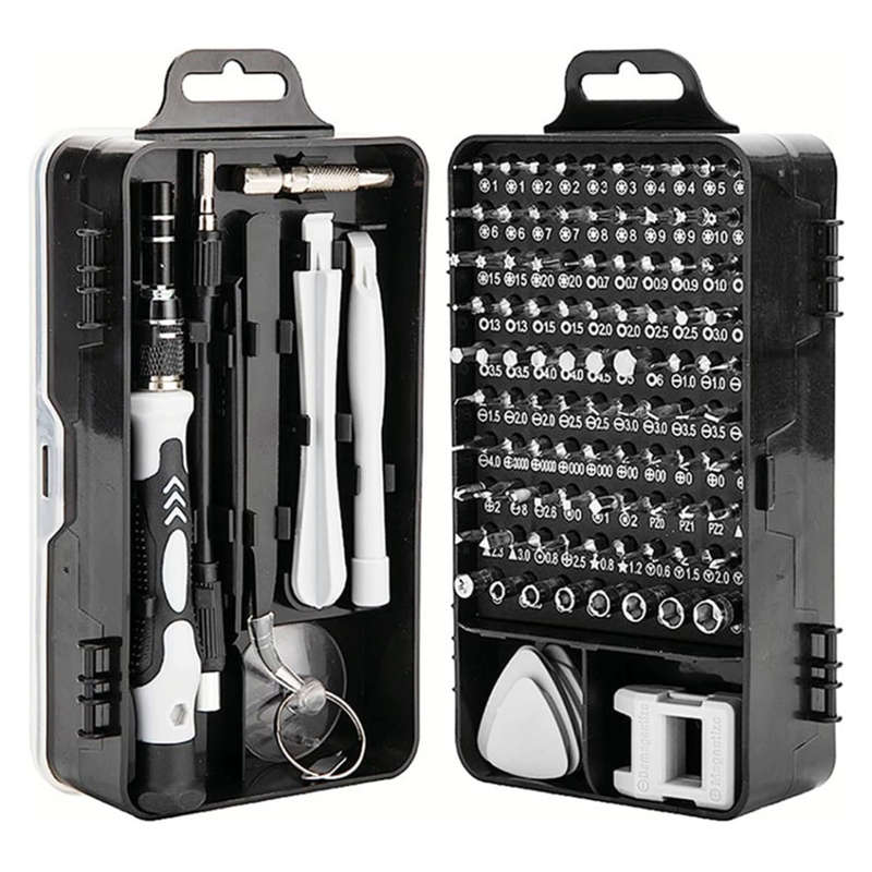 115 in 1 Magnetic Screwdriver Set Mobile Phone Computer Game Console Repair Hand Tool Kit