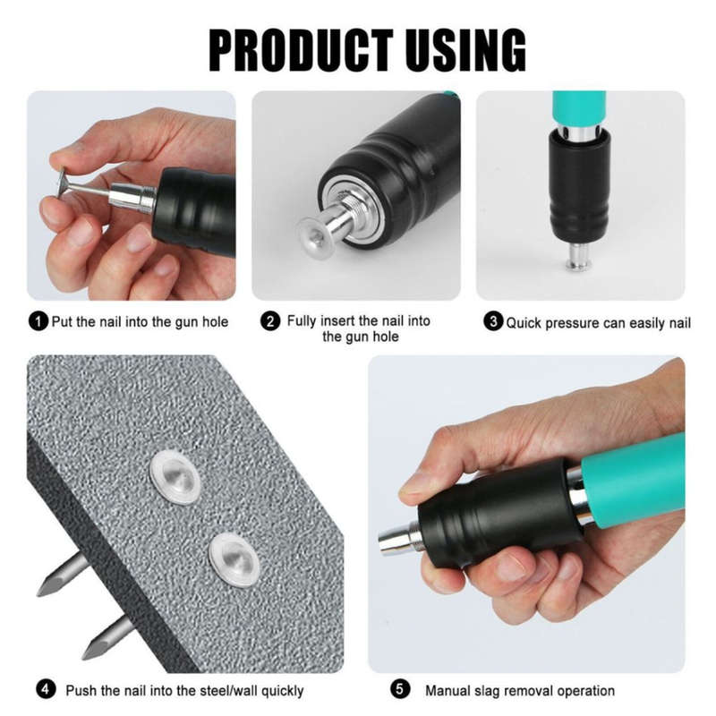 Nail gun power tool cordless manual nail gun wall fastening tool