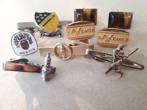 Vintage Cufflinks and Tie clips