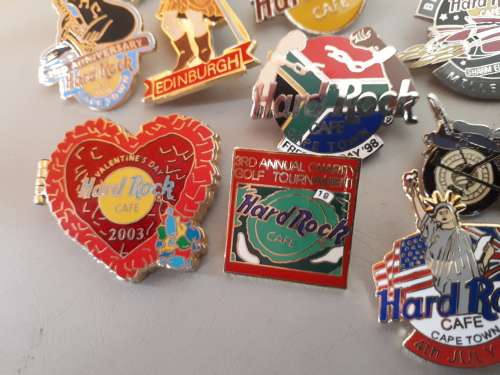 Hard Rock Cafe collectible pin badges 1990s onwards