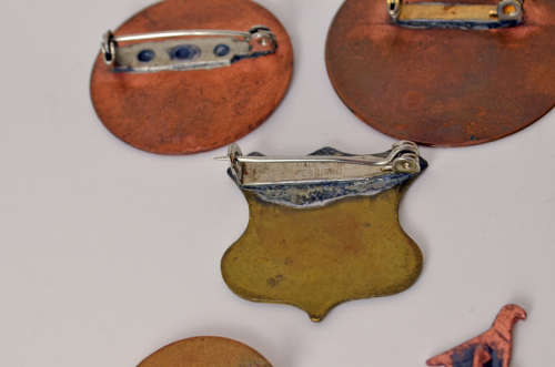 Rare Northern Rhodesia Olympic and Empire Games NOC badge plus selection of Rhodesian pin badges