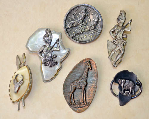 Rare South African hand-made Jewellery pieces from the 1960s and 1970s.